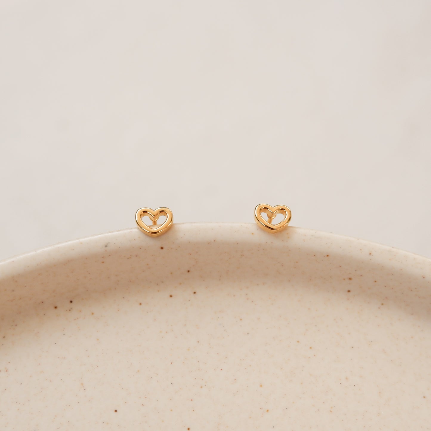 Eliana Gold Stud Earrings by Andrea
