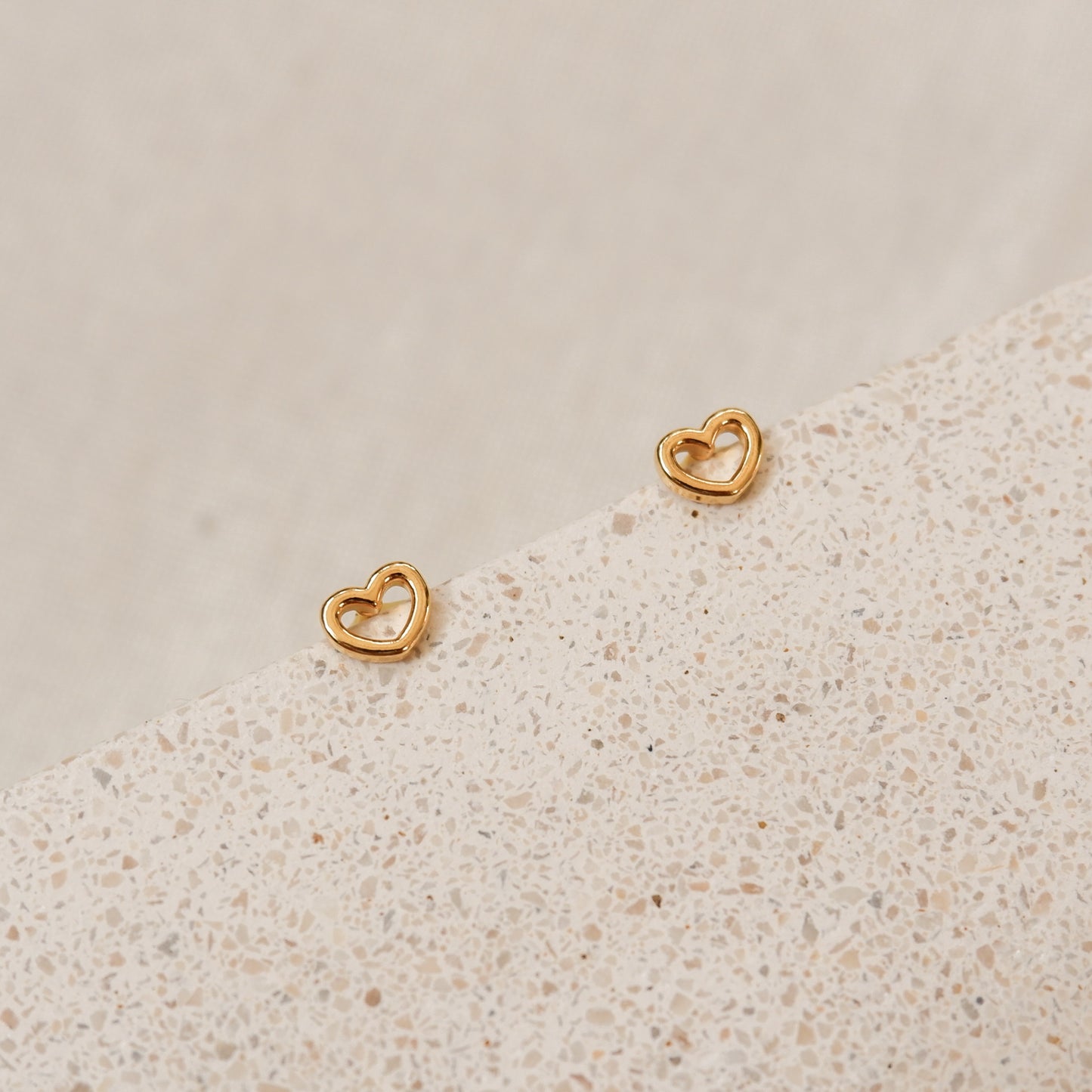 Eliana Gold Stud Earrings by Andrea