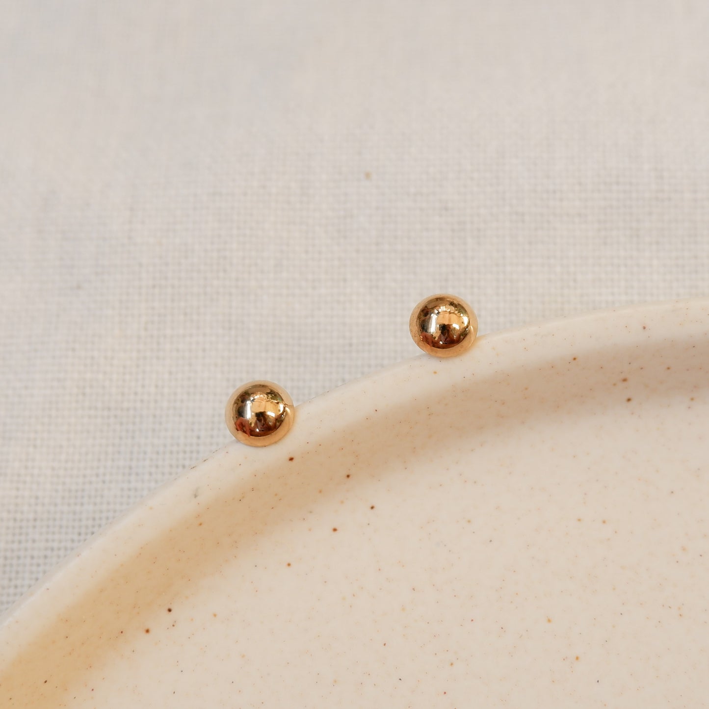 Madelyn Gold Stud Earrings by Andrea