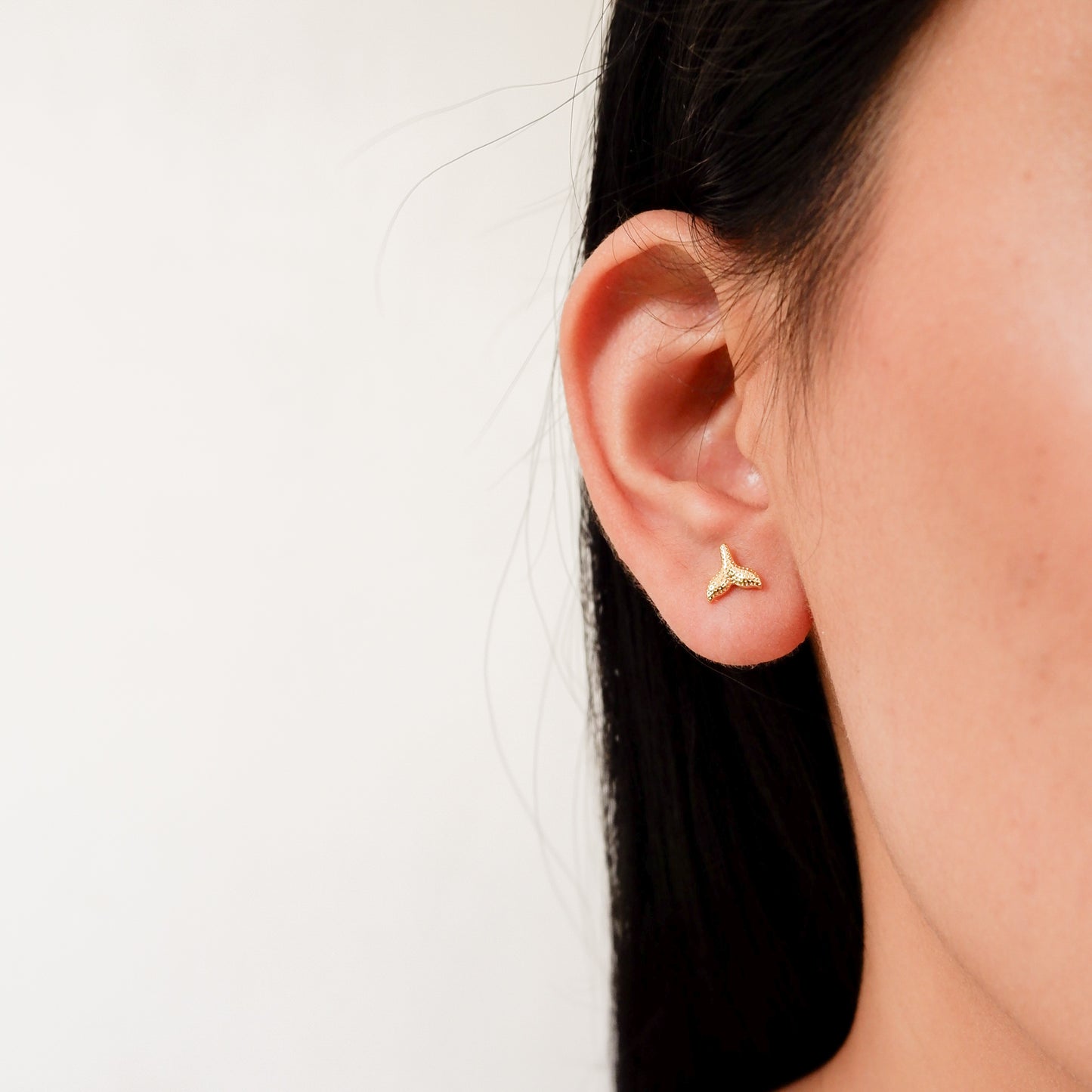 Nora Gold Stud Earrings by Andrea