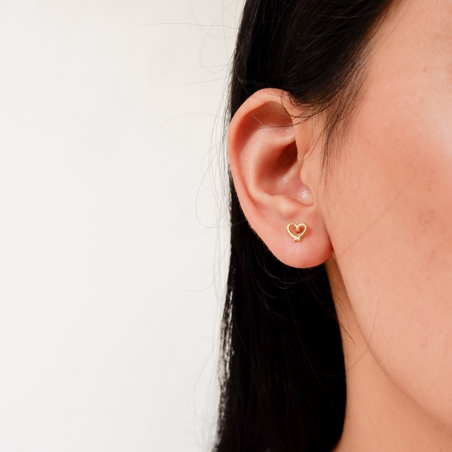 Ivy Gold Stud Earrings by Andrea