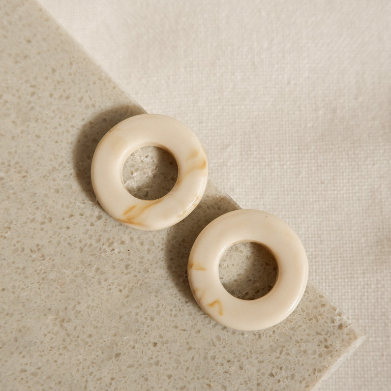 Keyla (white) earrings by Andrea