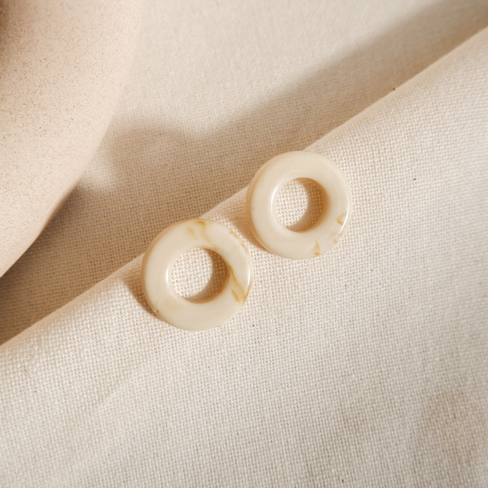 Keyla (white) earrings by Andrea