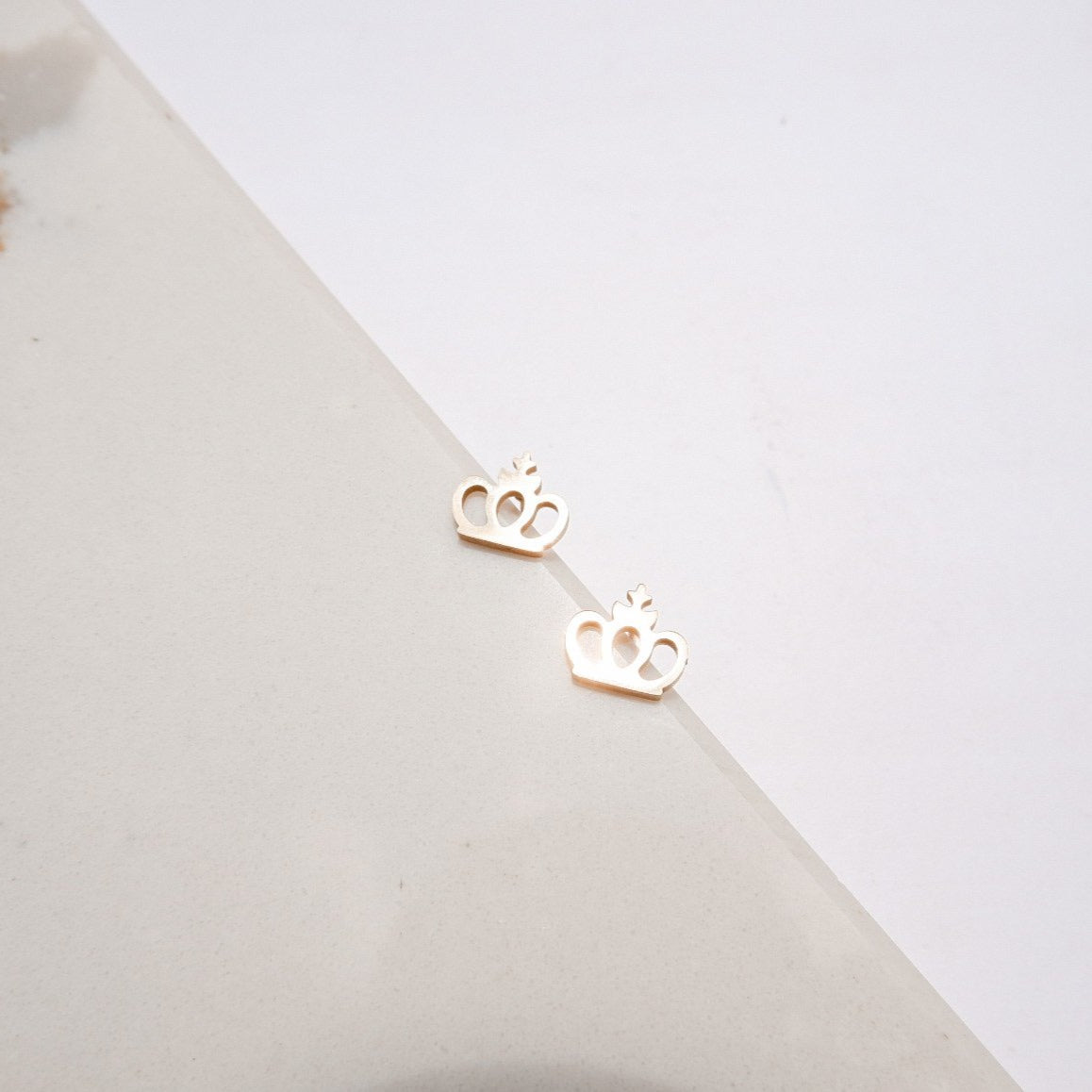 Diana Gold Stud Earrings by Andrea