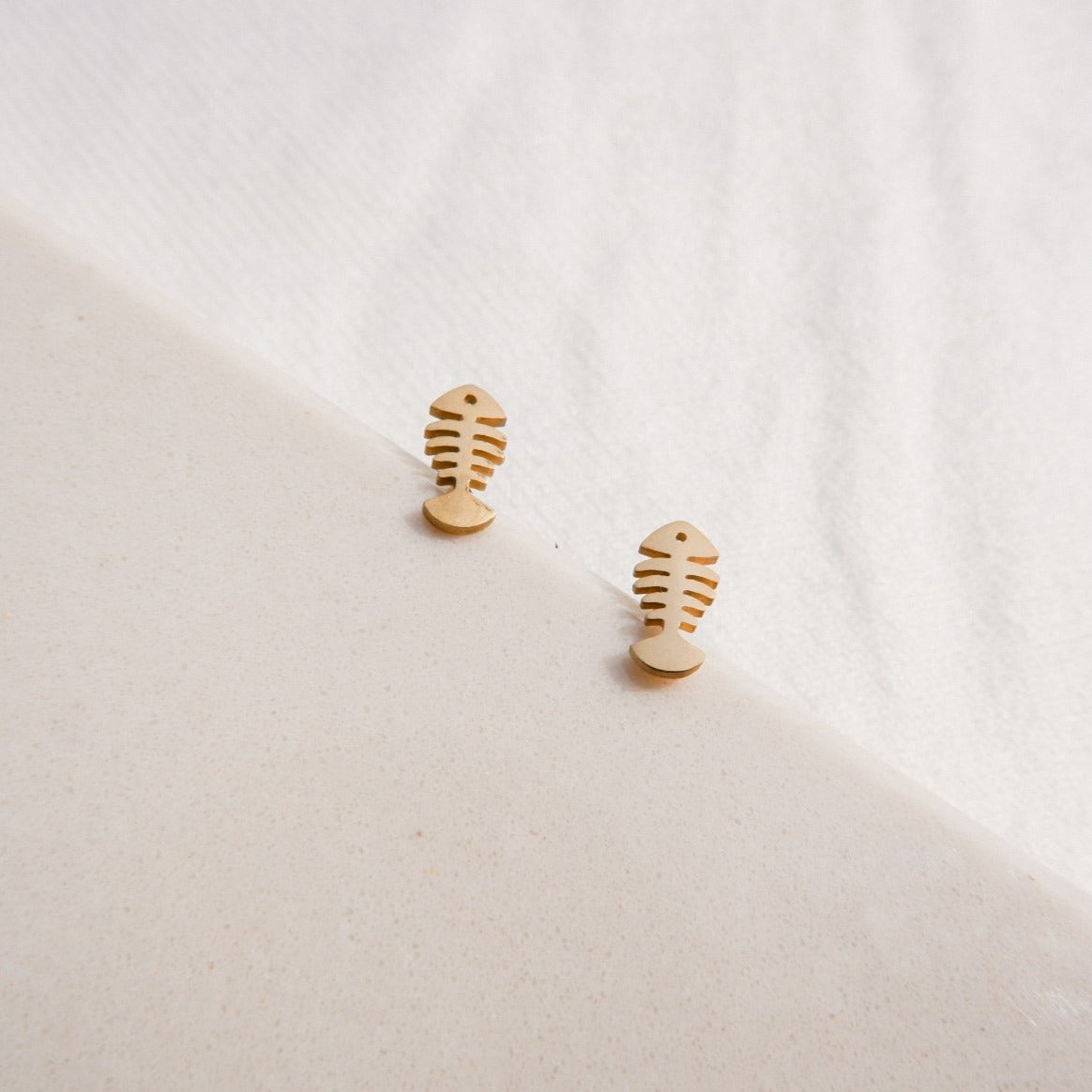 Dakota Gold Stud Earrings by Andrea