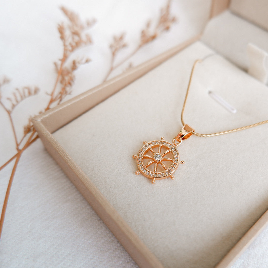 Ava Gold Necklace by Andrea