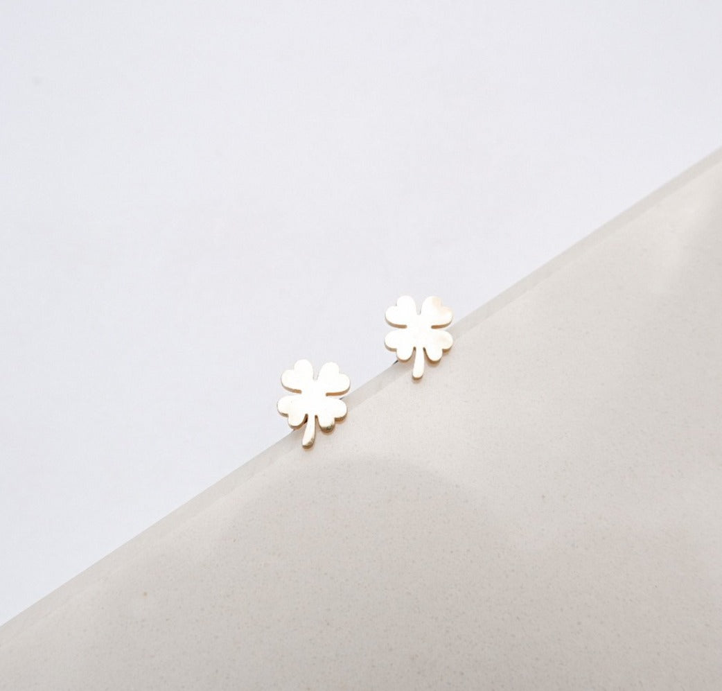 Demi Gold Stud Earrings by Andrea