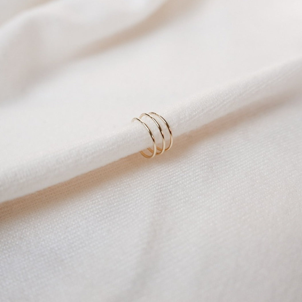 Hola Gold Earrings by Andrea