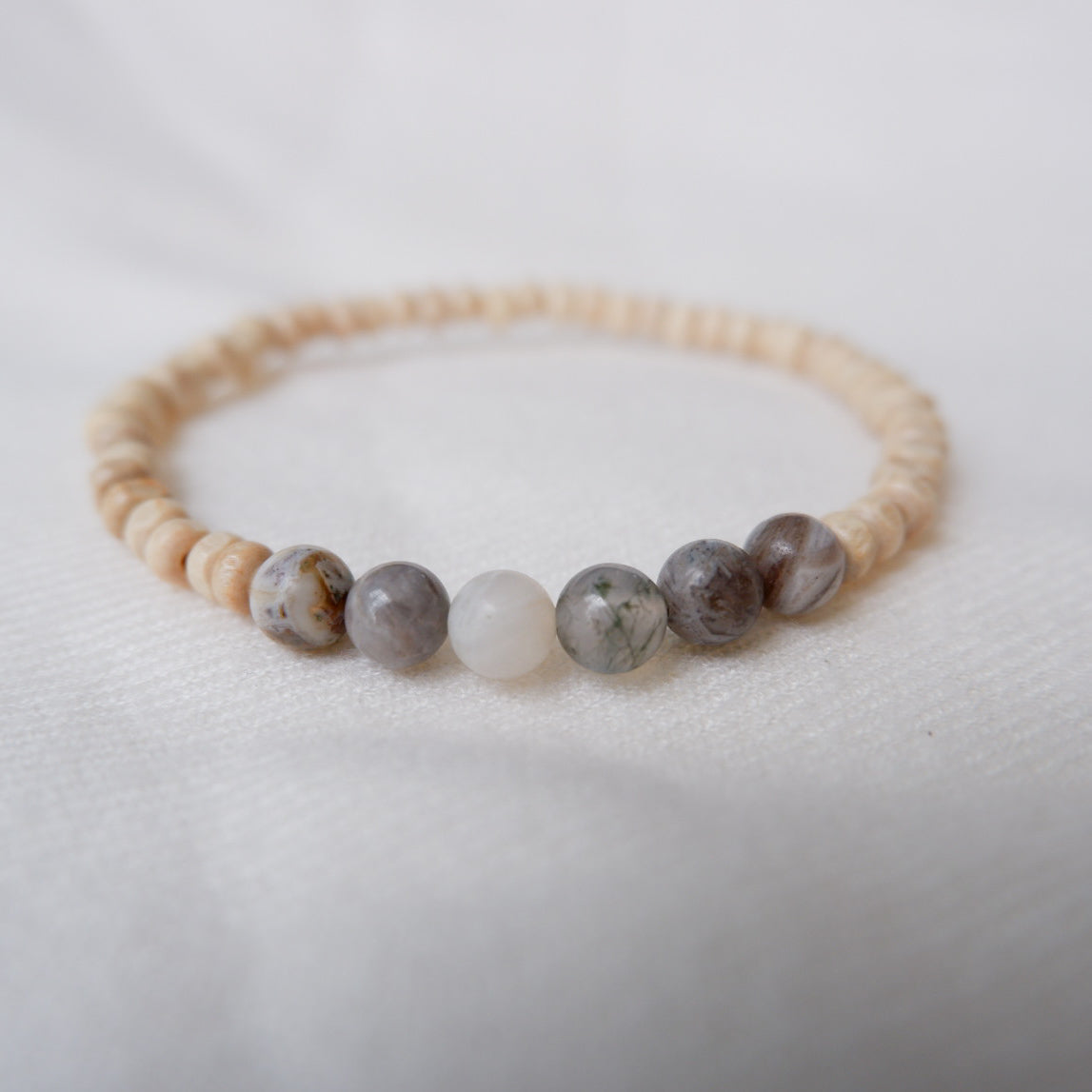 Botswana Agate Stone Bracelet by Andrea