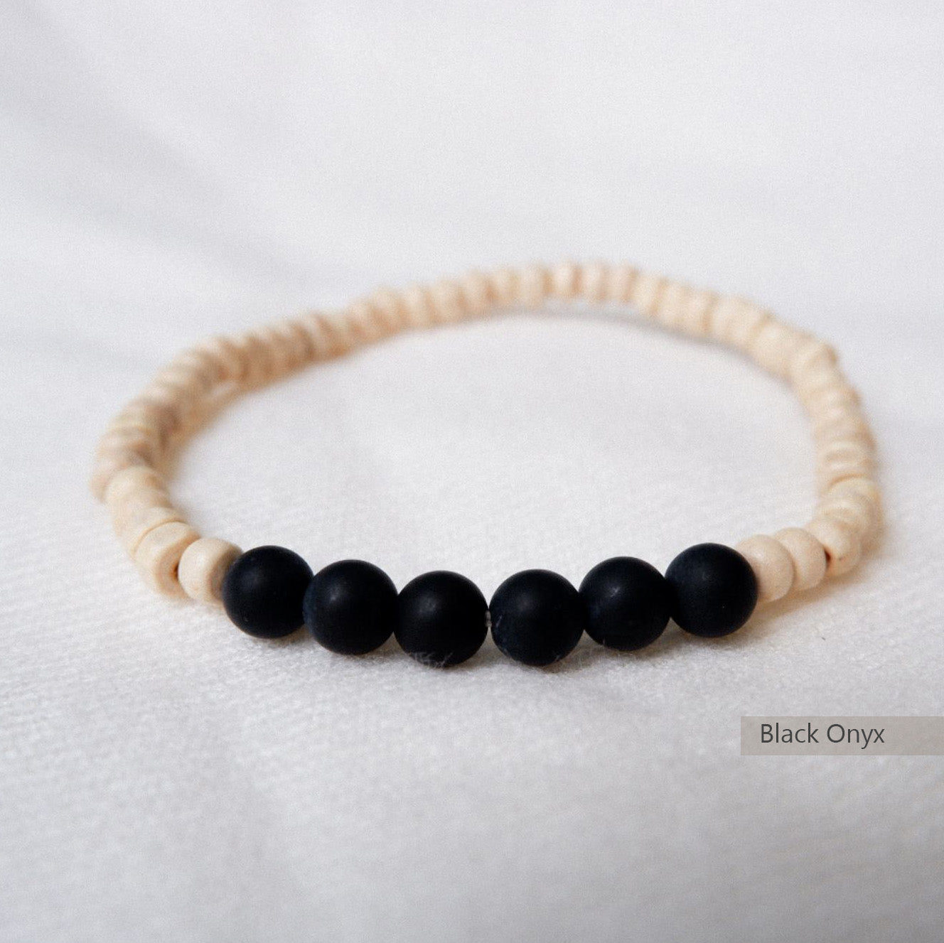 Black Onyx Stone Bracelet by Andrea