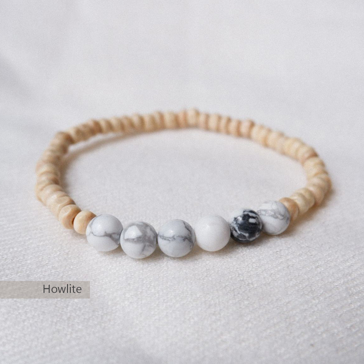 Howlite Stone Bracelet by Andrea