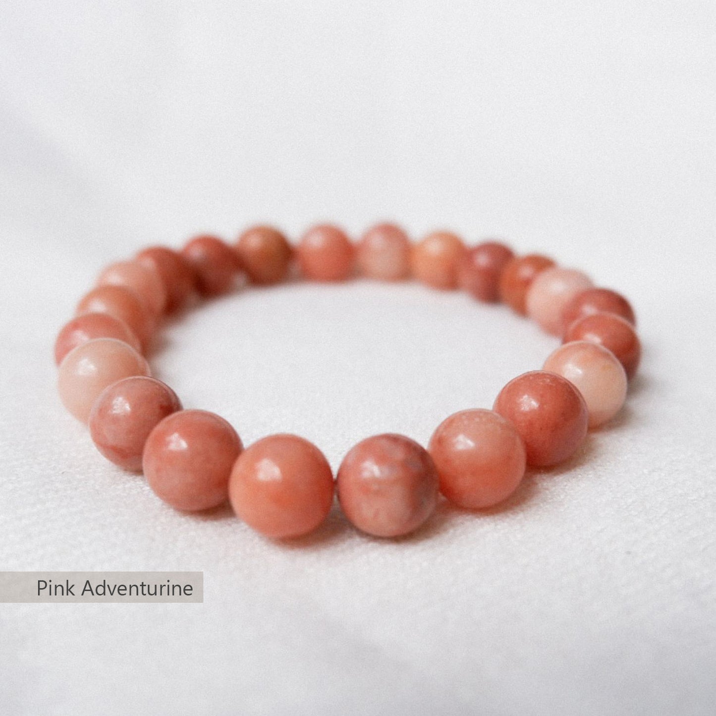 Pink Adventurine Stone Bracelet by Andrea