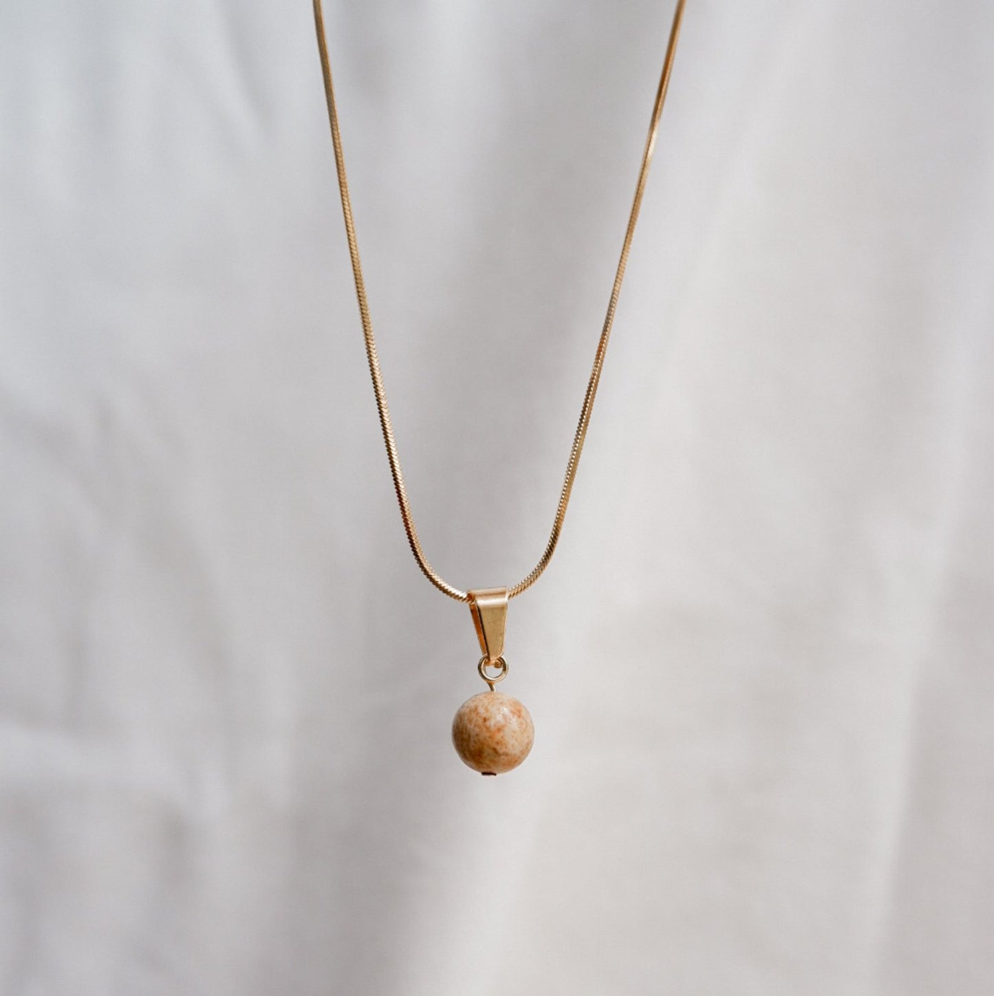 Picture Jasper Stone Necklace