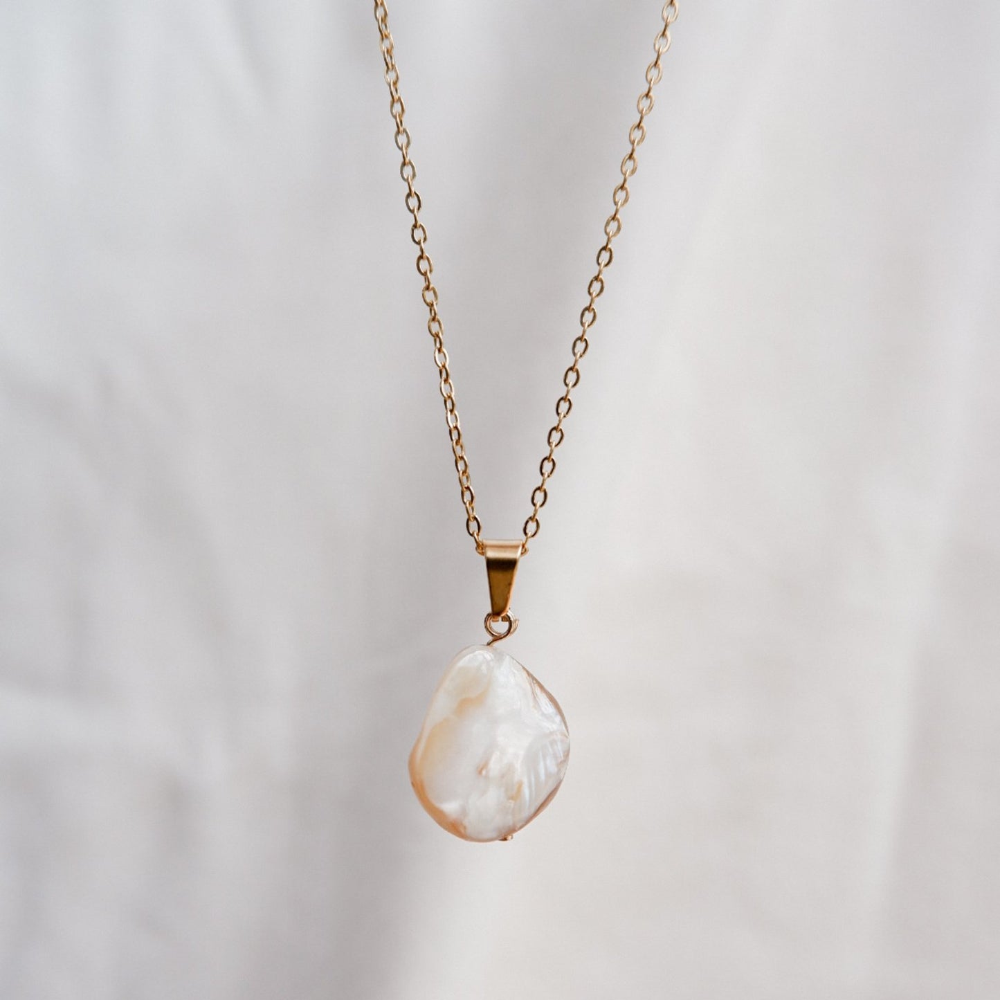 Freshwater Pearl Stone Necklace