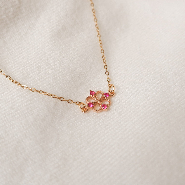 Clover Gold Necklace