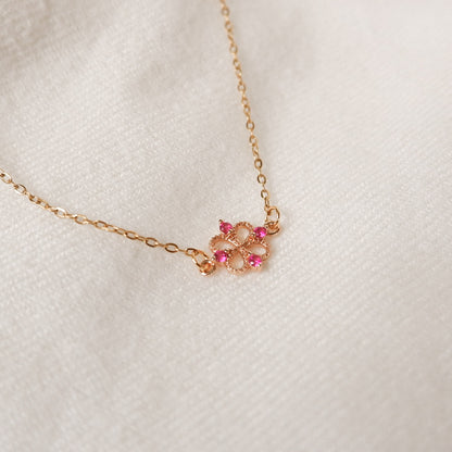 Clover Gold Necklace