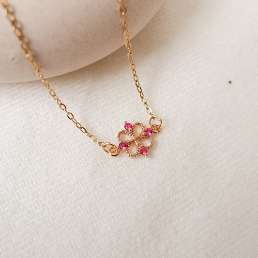 Clover Gold Necklace