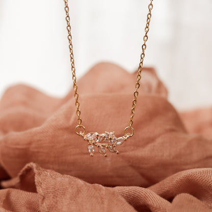 Halo Gold Necklace