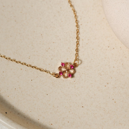 Clover Gold Necklace