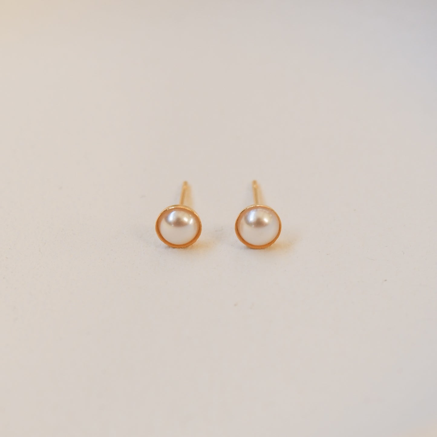 Genesis Gold Stud Earrings by Andrea