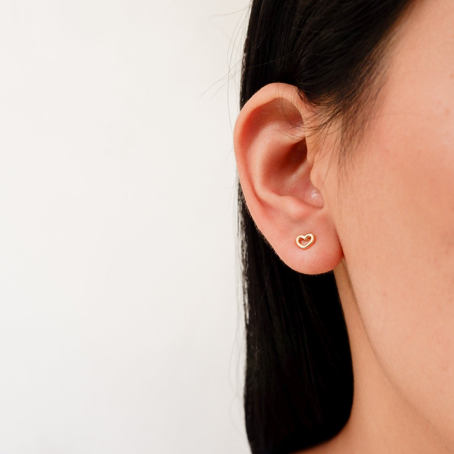 Eliana Gold Stud Earrings by Andrea