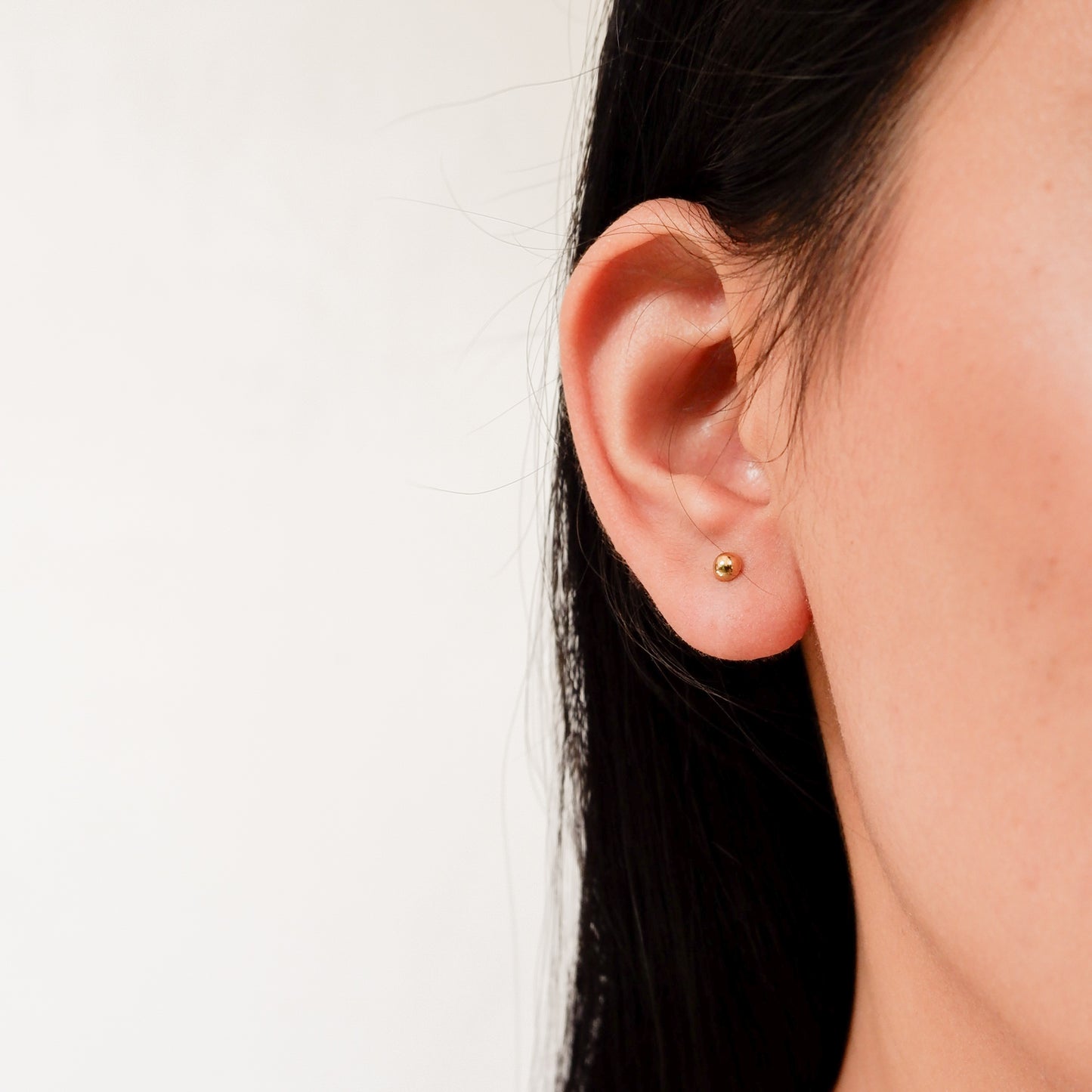 Madelyn Gold Stud Earrings by Andrea