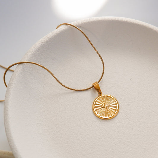 Zilpah Gold Necklace