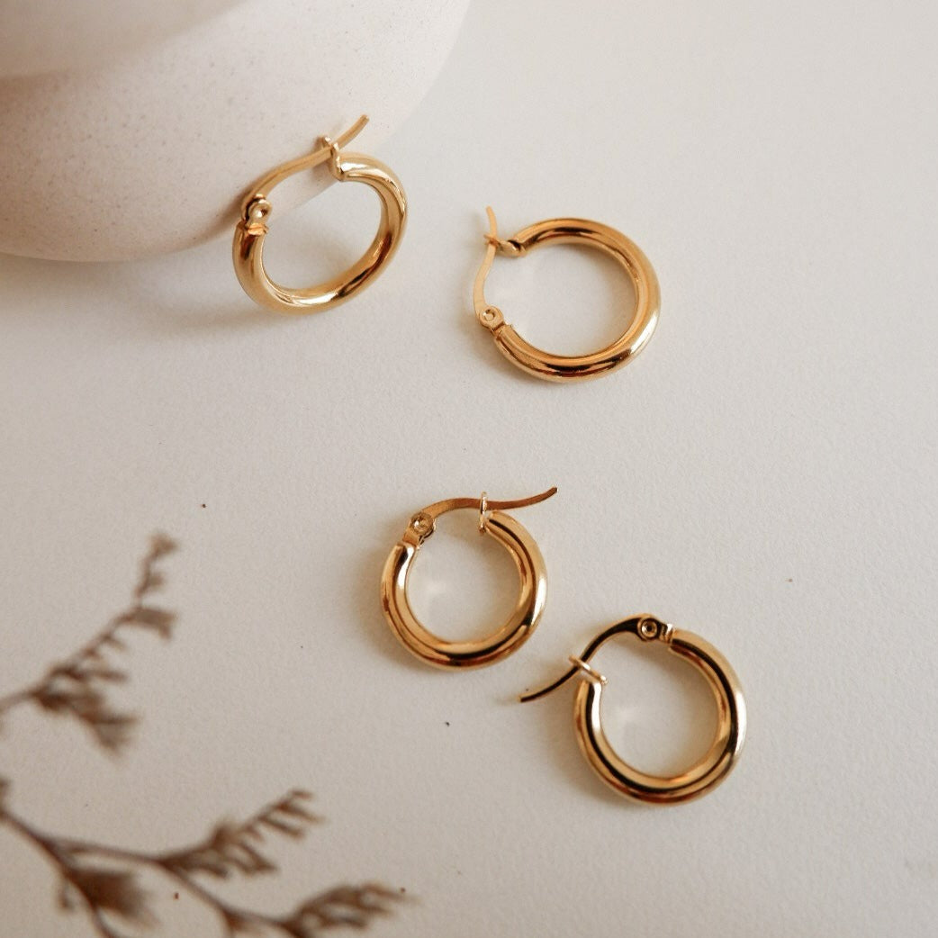 Kaia Hoop Earrings by Andrea