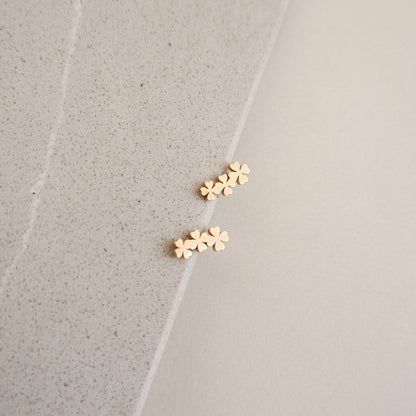 June Gold Stud Earrings by Andrea