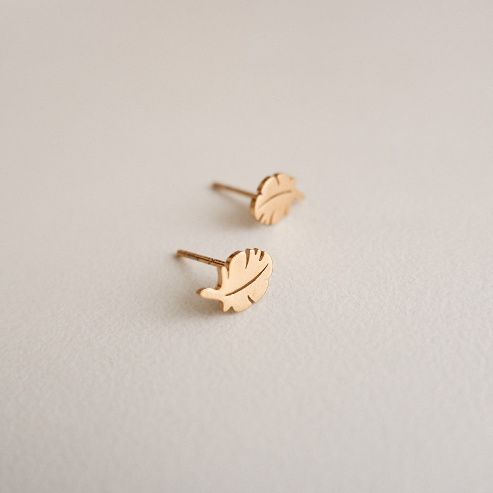 Skye Gold Stud Earrings by Andrea