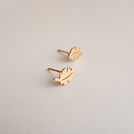 Skye Gold Stud Earrings by Andrea