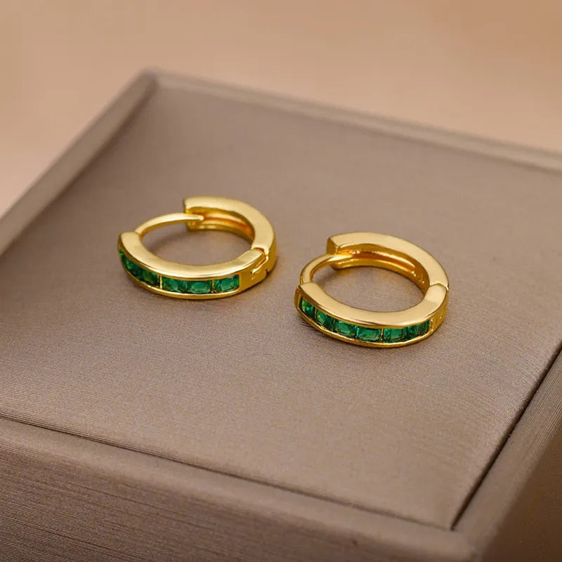 Sloane gold hoop earrings