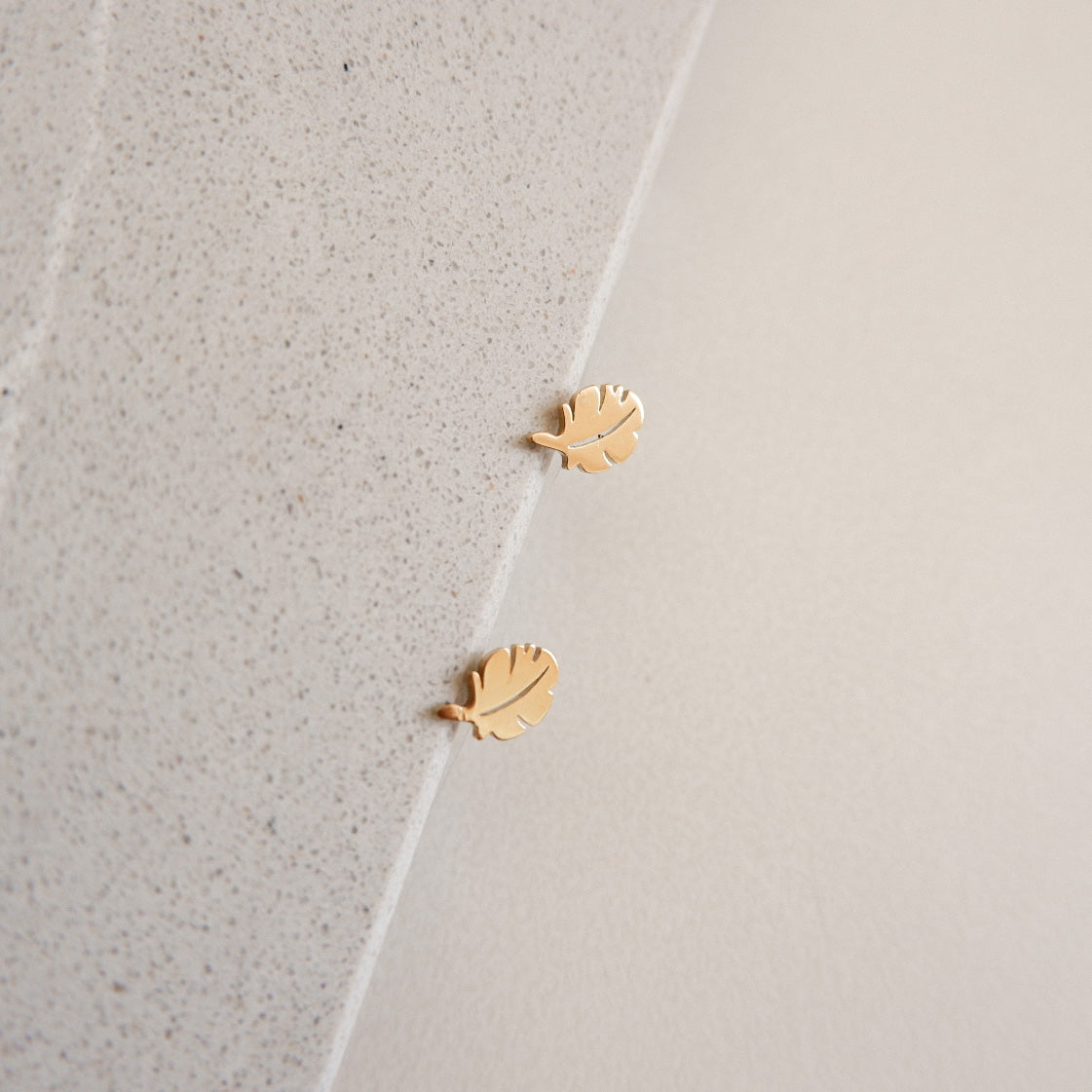 Skye Gold Stud Earrings by Andrea