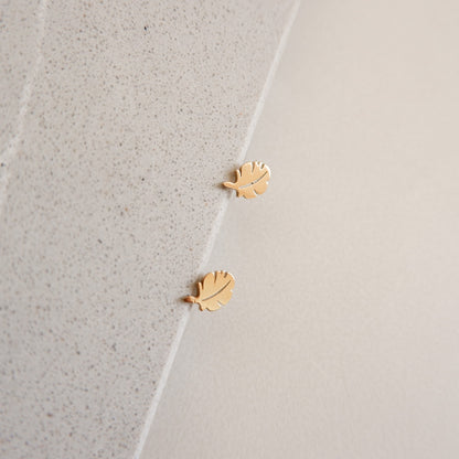 Skye Gold Stud Earrings by Andrea