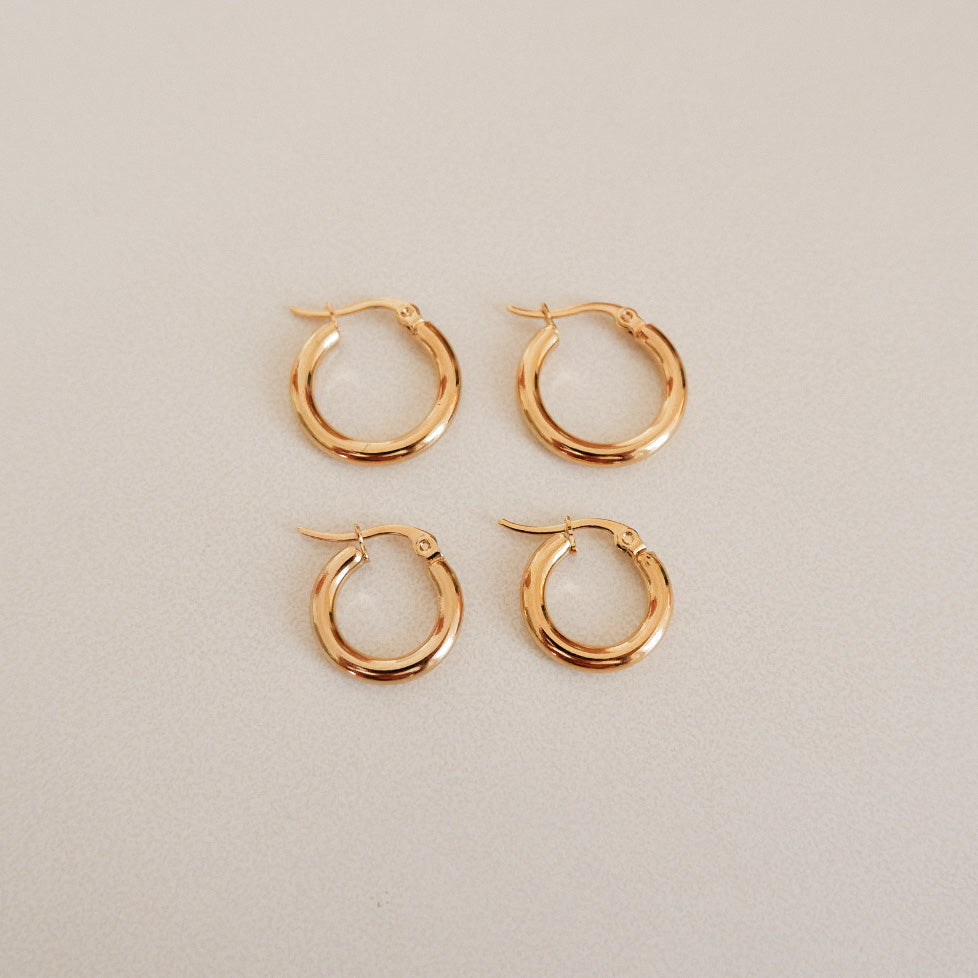 Kaia Hoop Earrings by Andrea