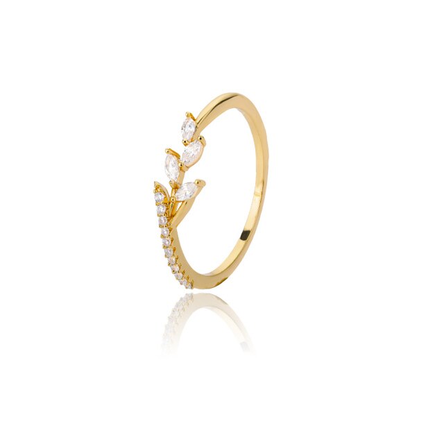 Paris adjustable gold ring by Andrea