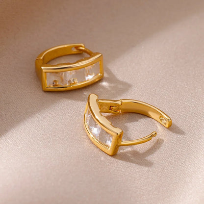 Natalie gold hoop earrings