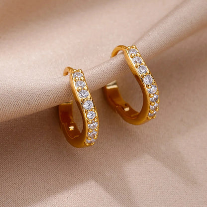 Georgia gold hoop earrings