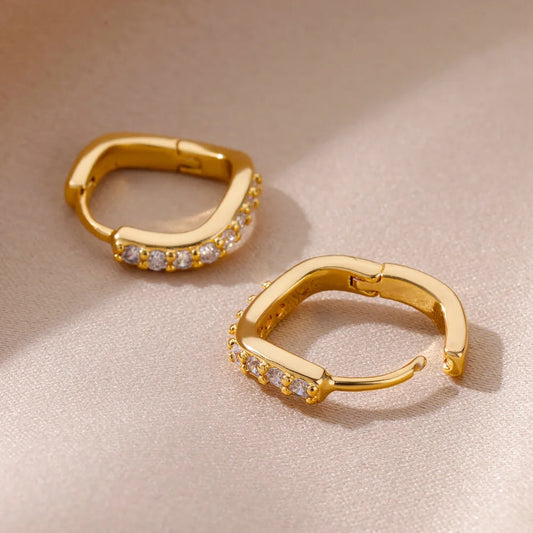 Georgia gold hoop earrings