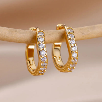 Georgia gold hoop earrings