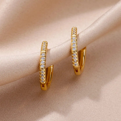 Eloise gold hoop earrings