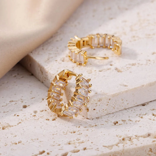 Lainey gold hoop earrings