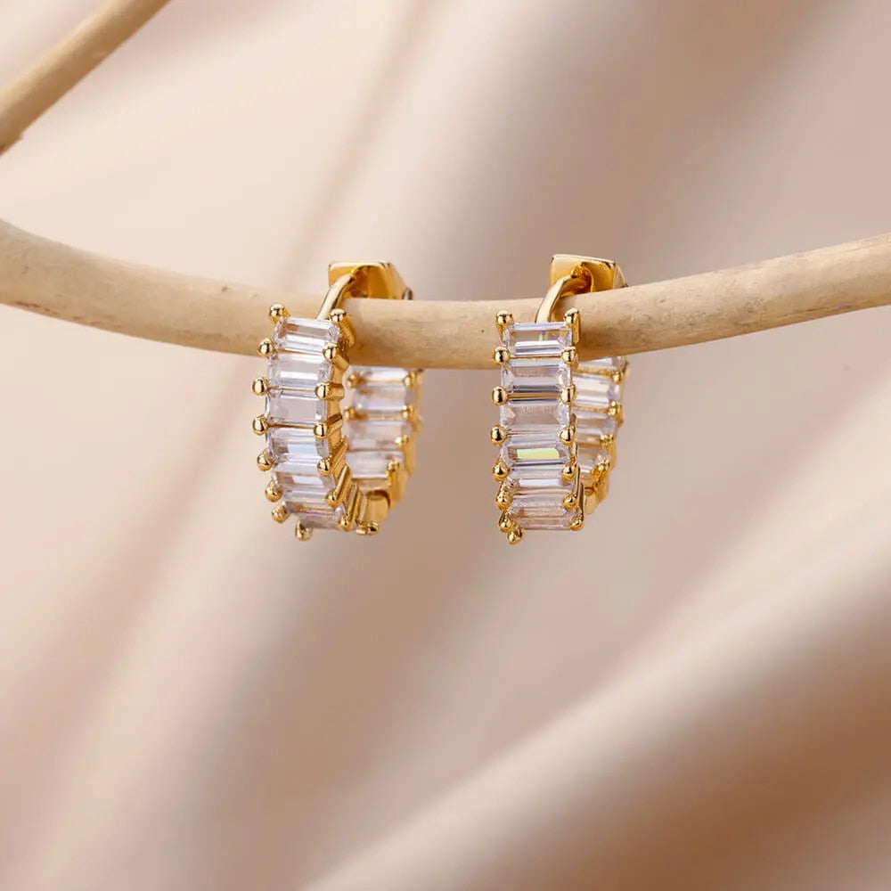 Lainey gold hoop earrings
