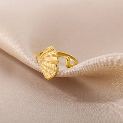 Arielle adjustable gold ring by Andrea