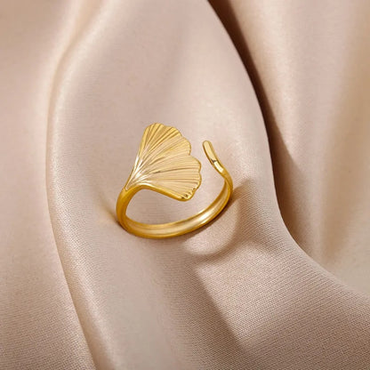 Arielle adjustable gold ring by Andrea
