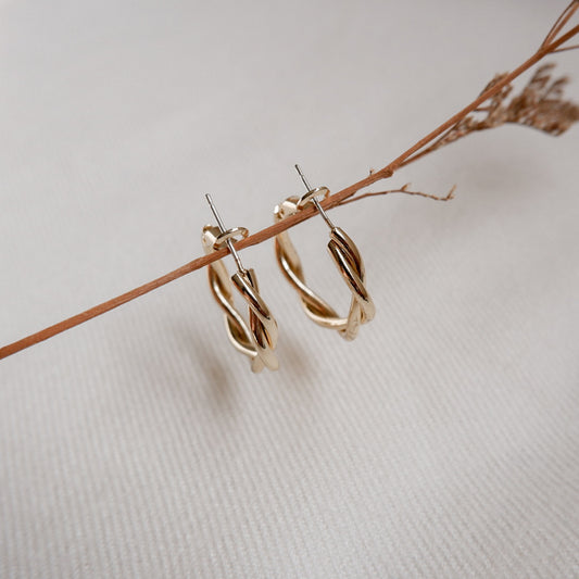 Rebecca Hoop Earrings by Andrea