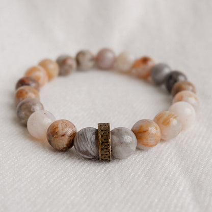 Botswana Agate Stone Bracelet by Andrea