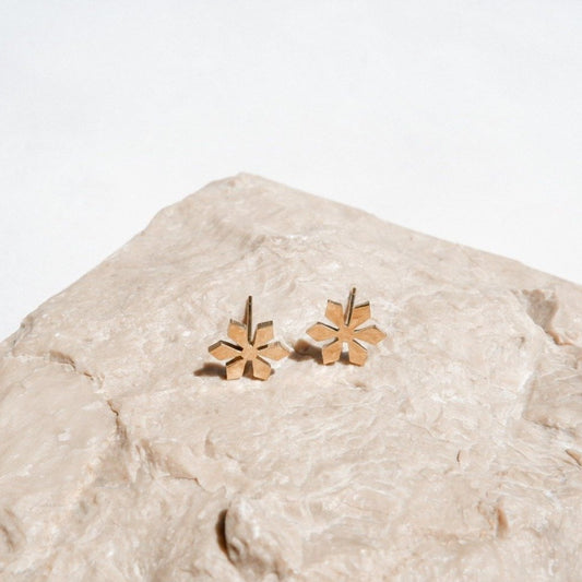 Brooke Gold Stud Earrings by Andrea