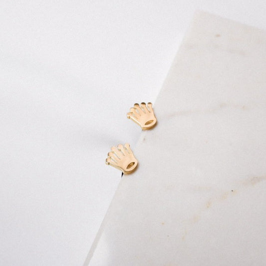 Ingrid Gold Stud Earrings by Andrea