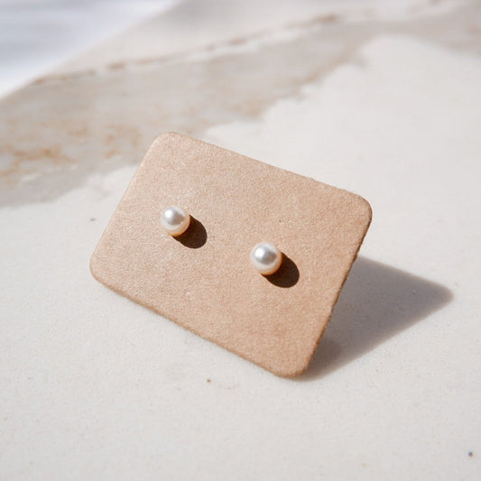 Carolina Gold Stud Earrings by Andrea